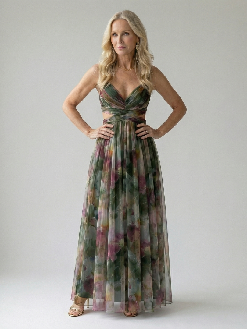 Isel – Women's Wrap Maxi Dress | Huna