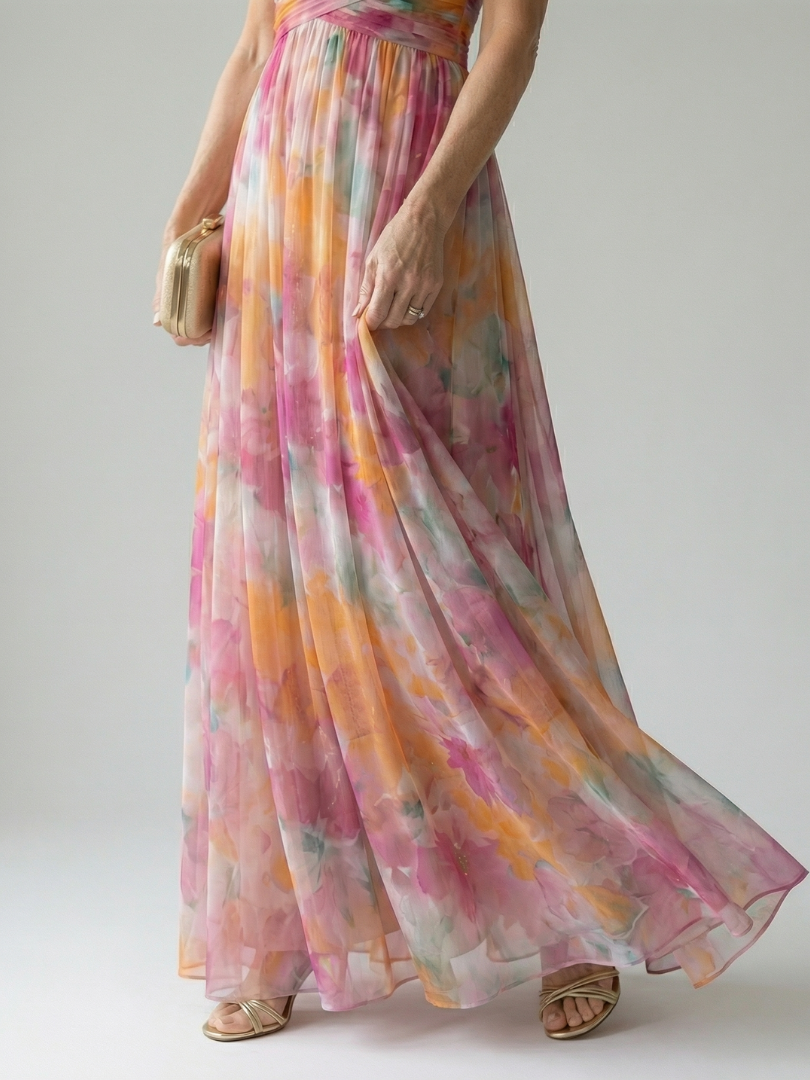 Isel – Women's Wrap Maxi Dress | Huna