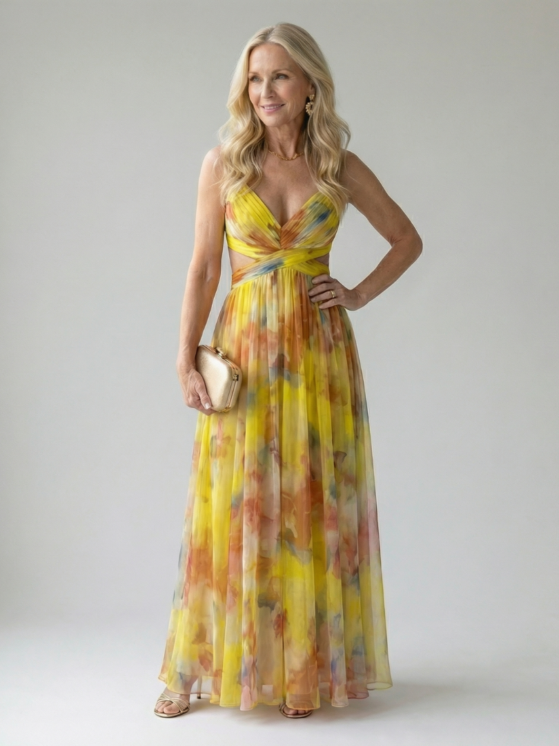 Isel – Women's Wrap Maxi Dress | Huna