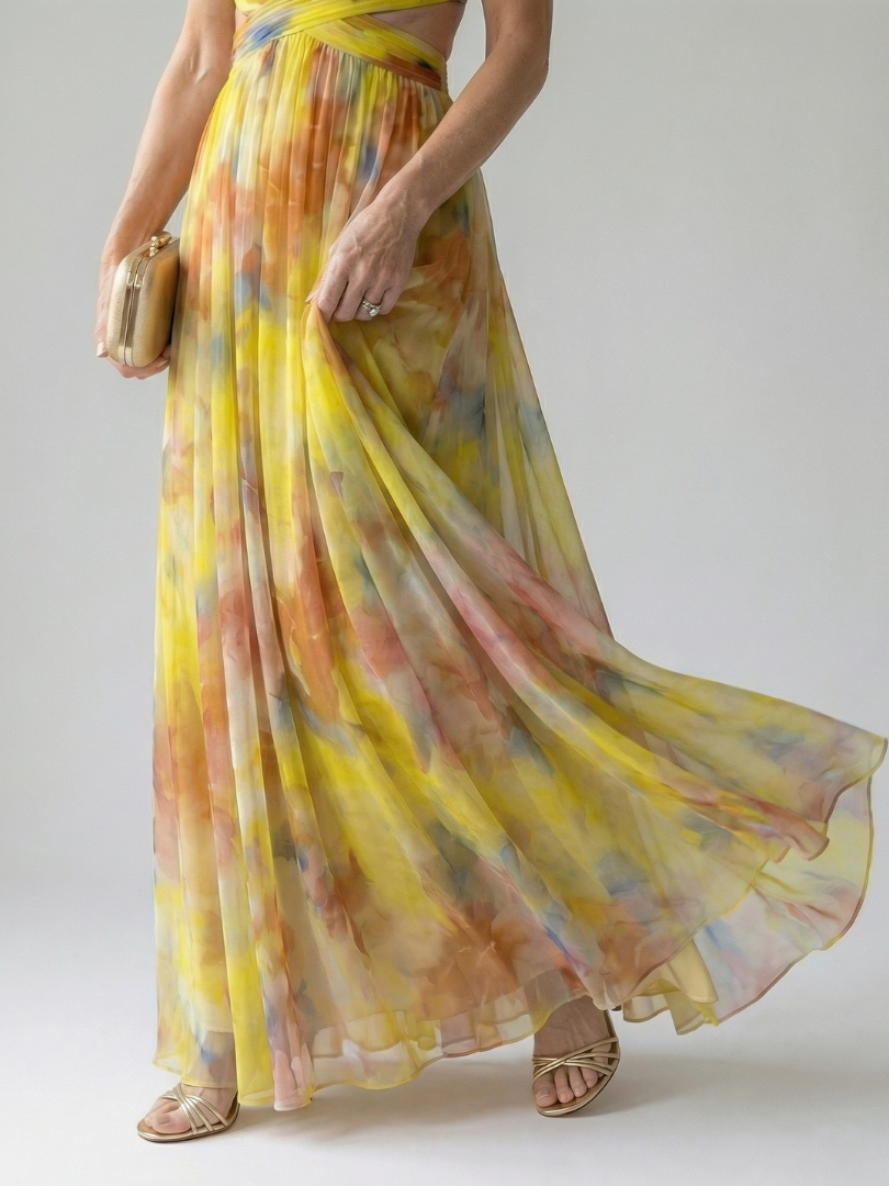 Isel – Women's Wrap Maxi Dress | Huna