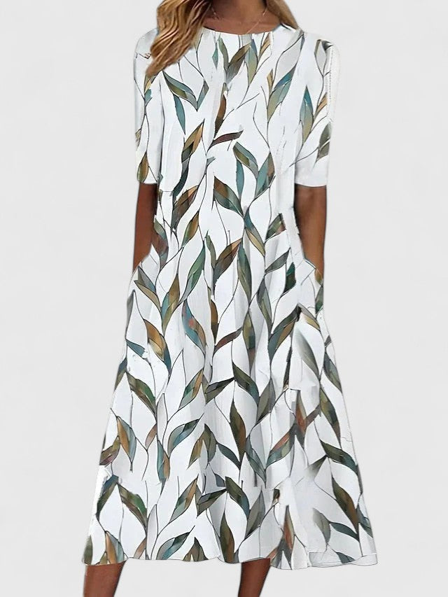The Karelieth – Women's Sophisticated Midi Dress | Huna