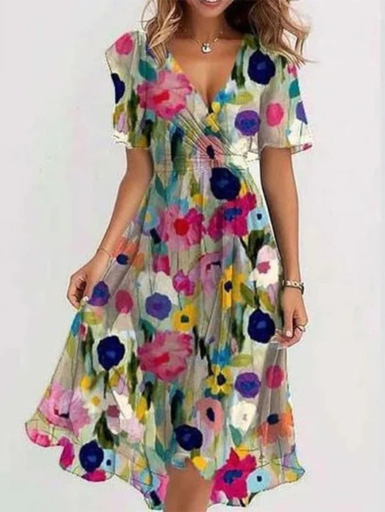 The Sable – Women's Boho Midi Dress – Huna