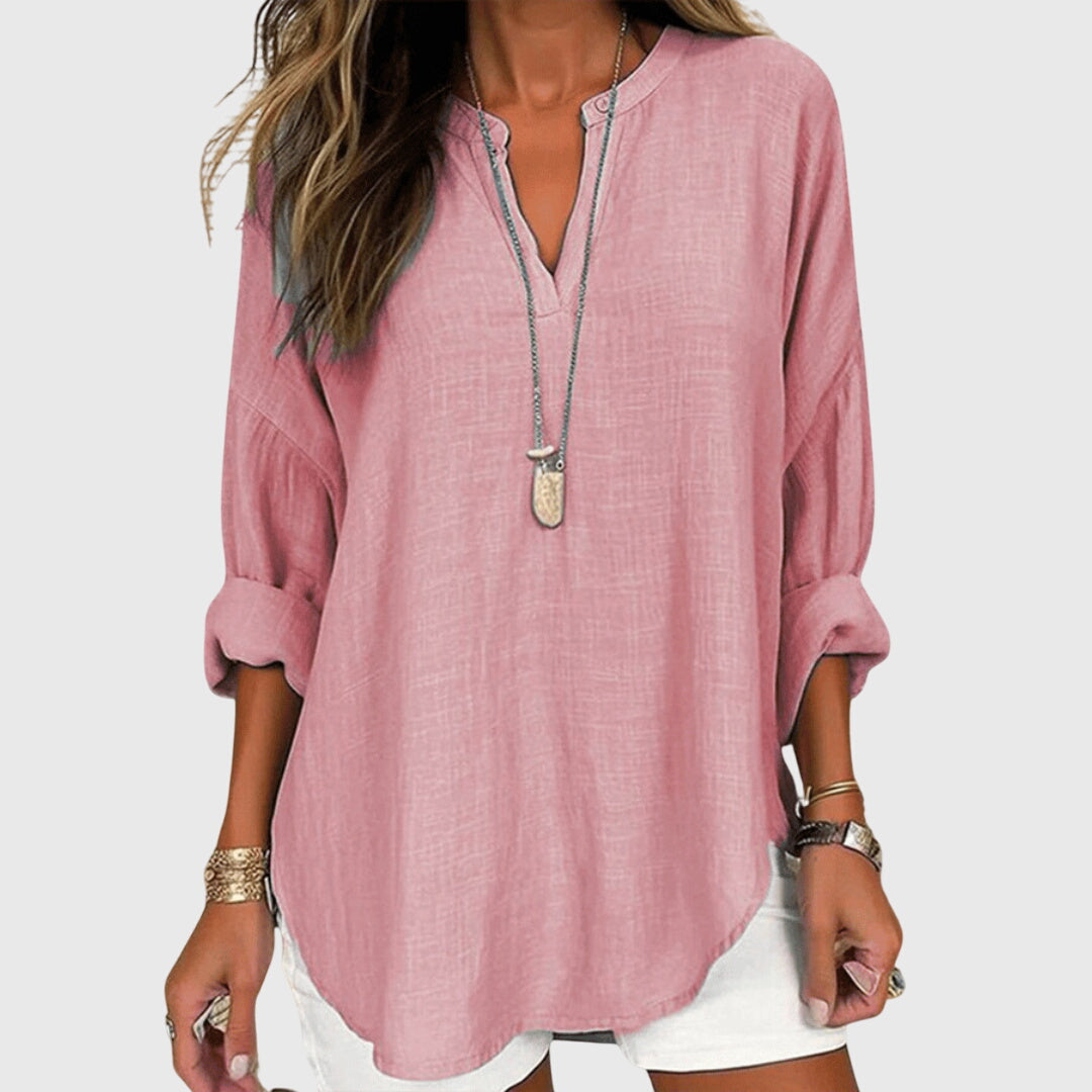 Women's Beach Shirt – Flowy Kaftan Cover Up | The Lenara | Huna