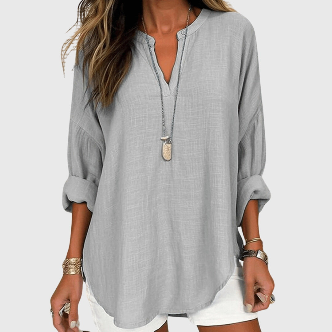 Women's Beach Shirt – Flowy Kaftan Cover Up | The Lenara | Huna
