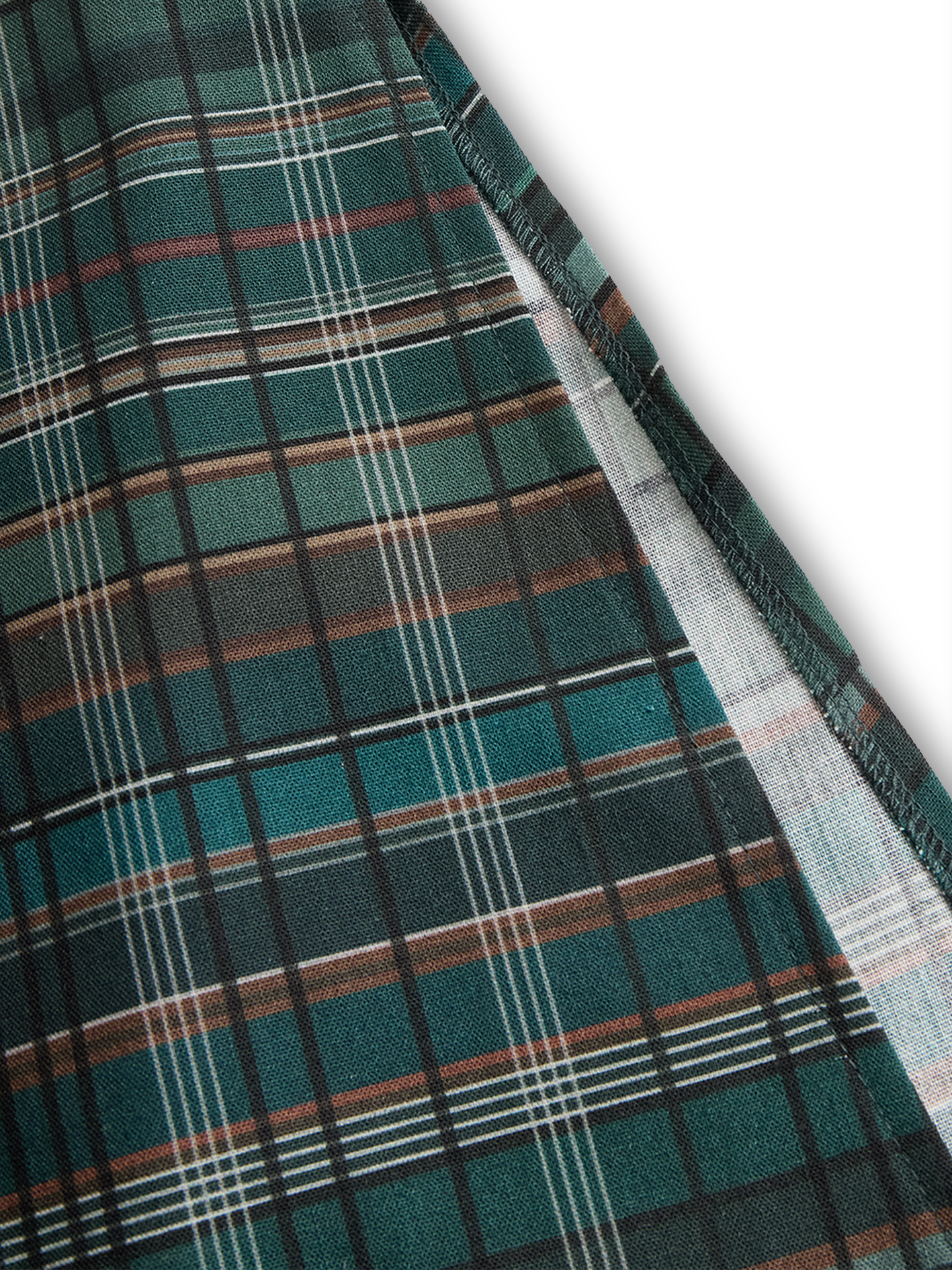 The Bronte – Women's Plaid Long Sleeve Shirt Maxi Dress | Huna