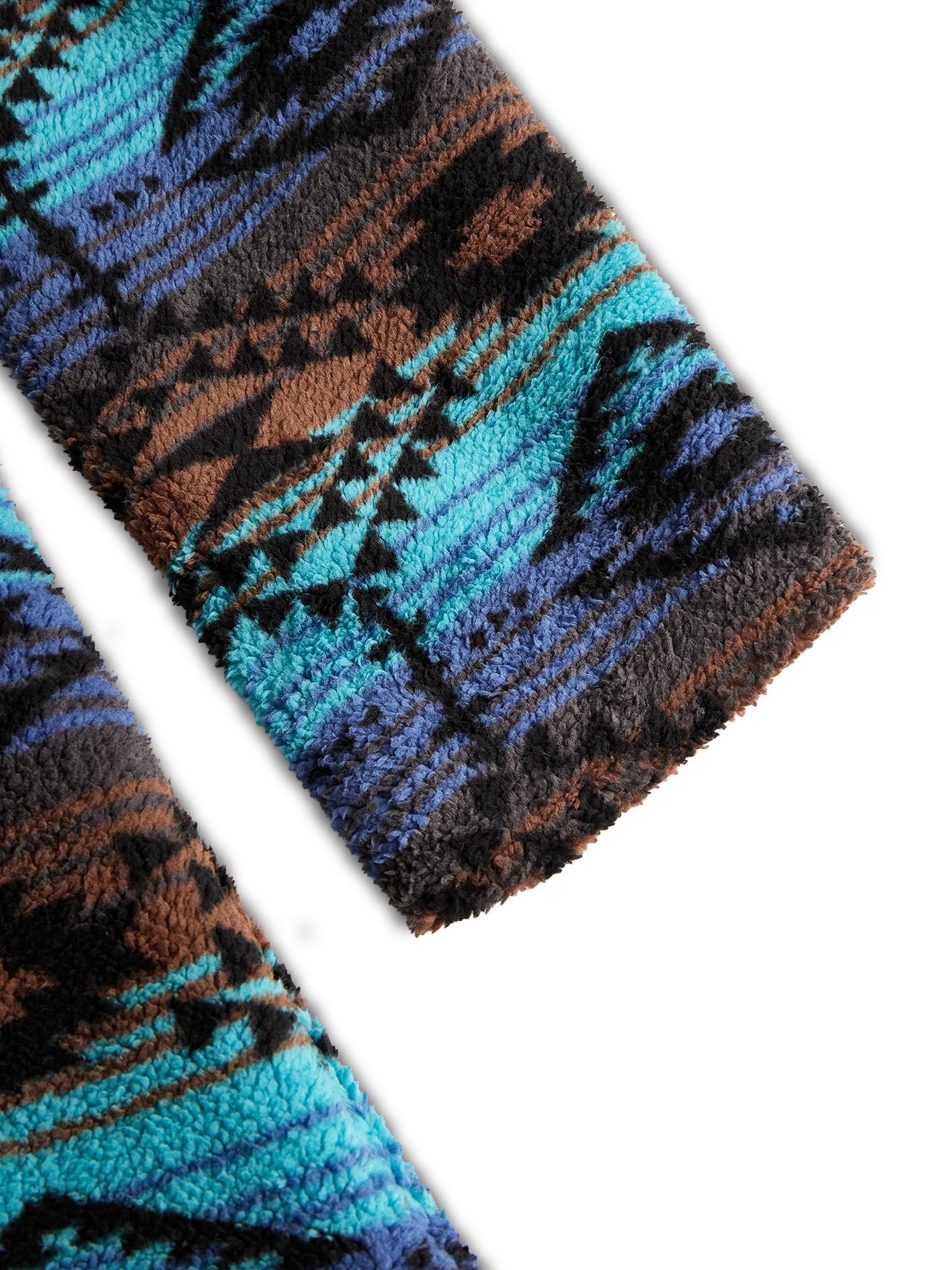 Women's Wool Coat UK – Longline Tribal Print | The Marlowe | Huna