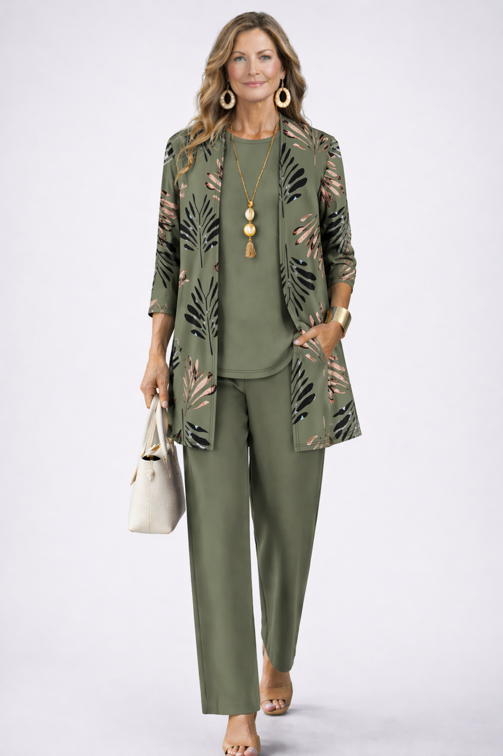 Women's 3 Piece Set UK – Fresh Green | The Margaret | Huna