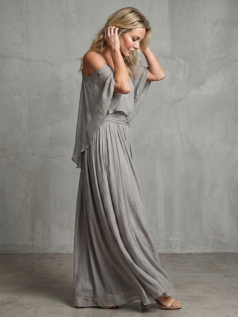 Women's Two Piece Set – Cold Shoulder & Wide Leg Co-ord | The Marisol | Huna