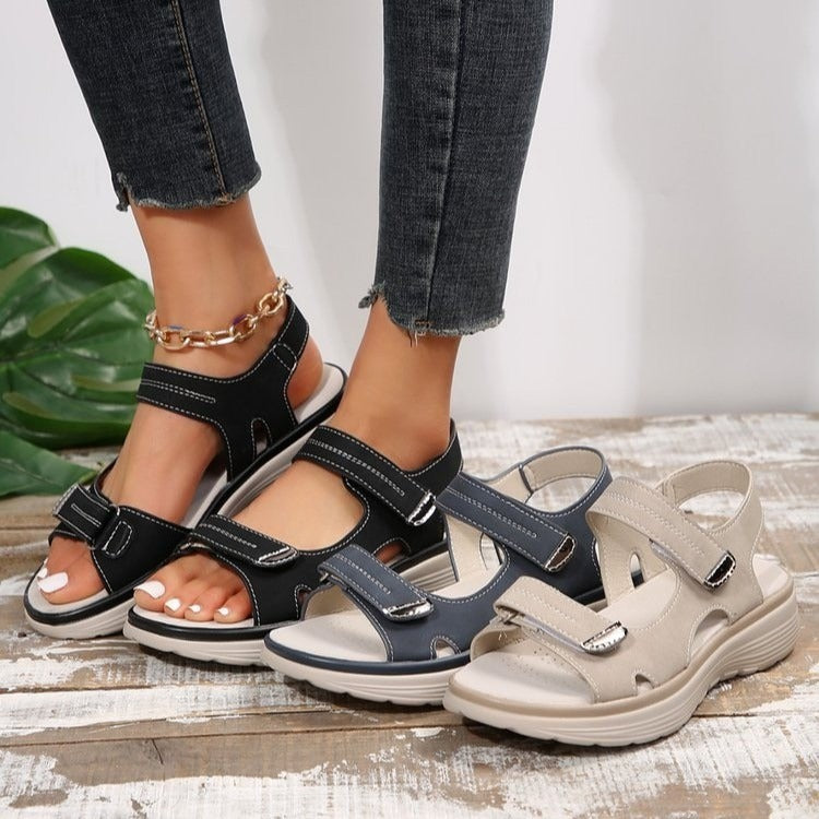 Women's Orthopedic Sandals – Cushioned Footbed | The Marjorie | Huna