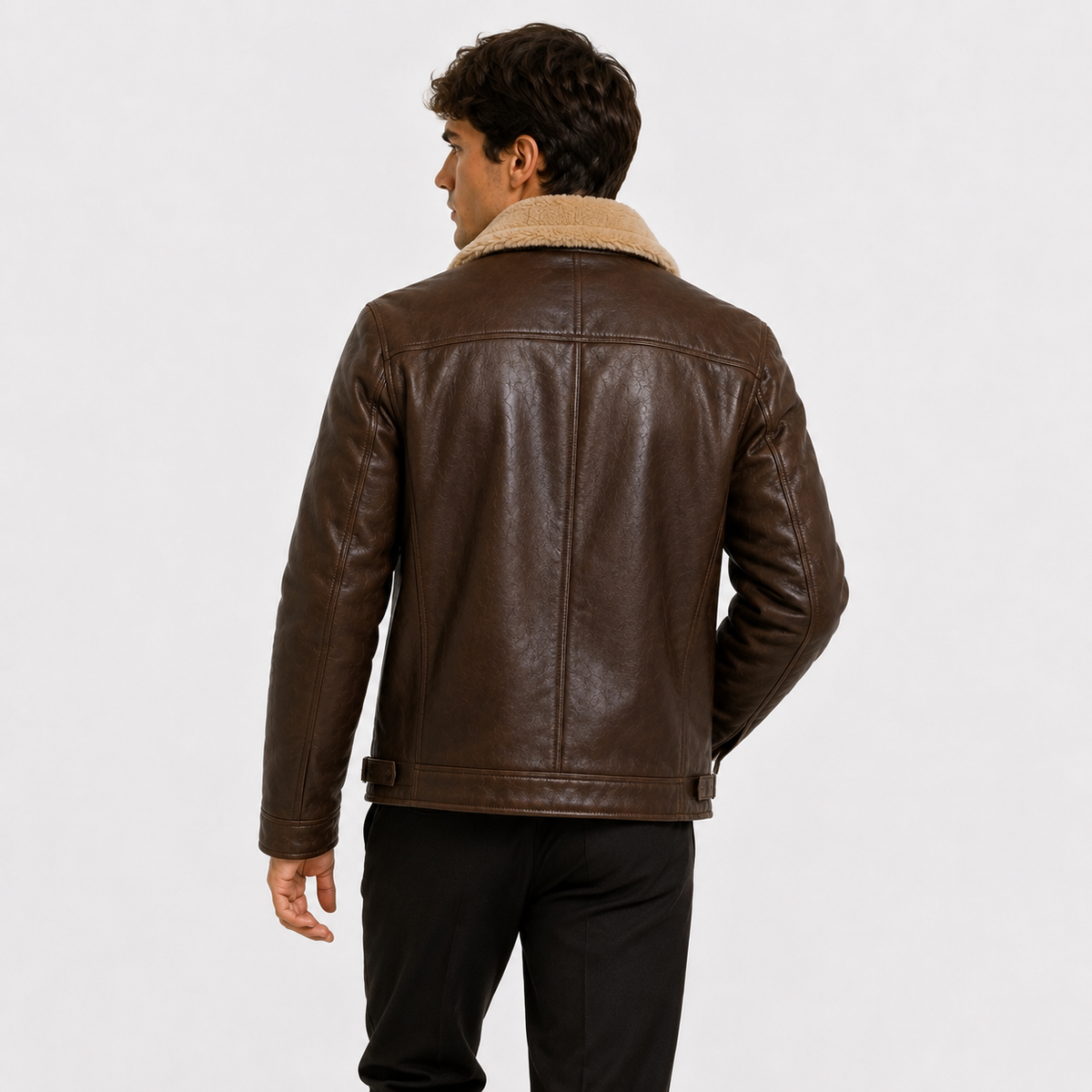 Men's zip front jacket – The Redford by Huna – product view 4