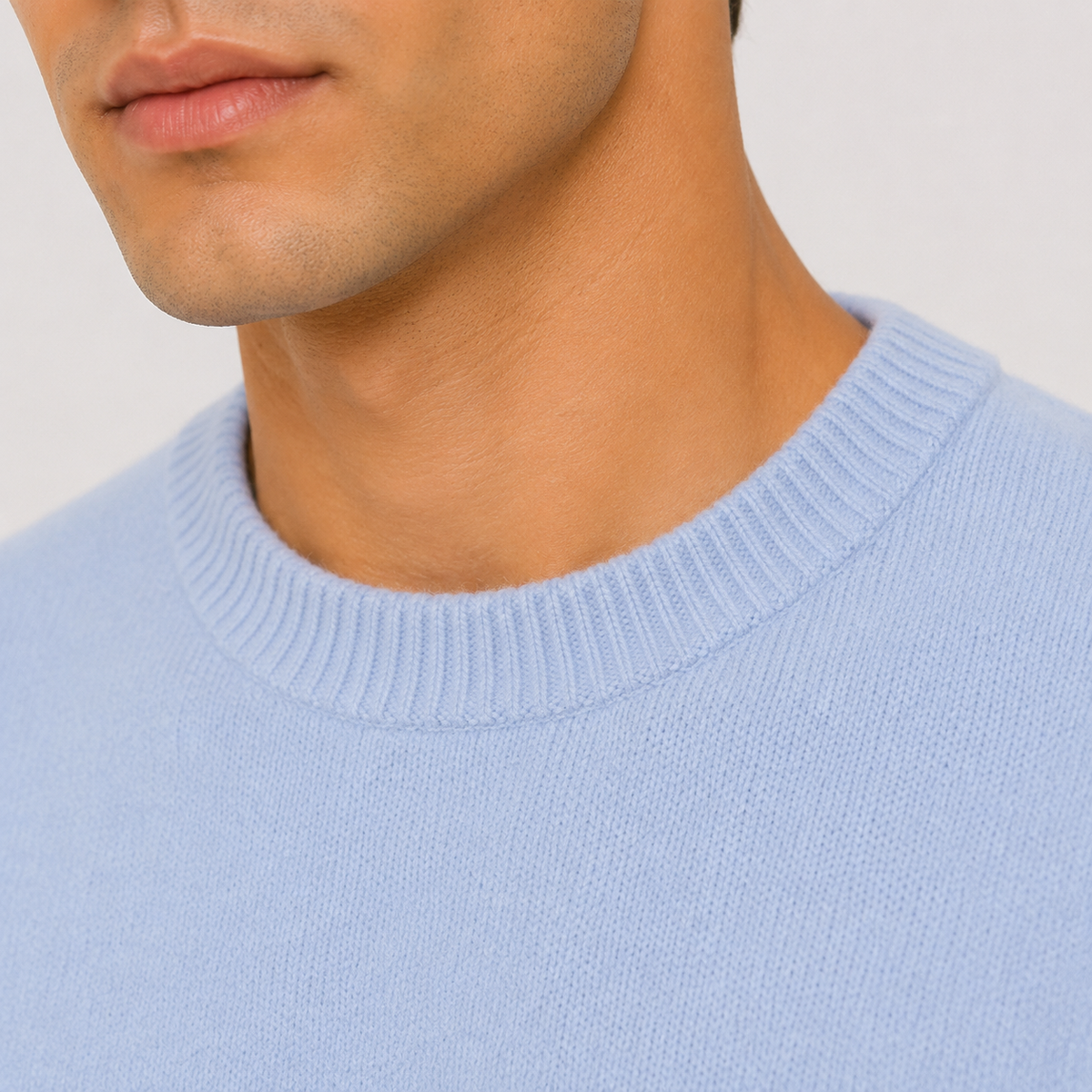 Men's soft touch jumper – The Ashford by Huna – product view 3