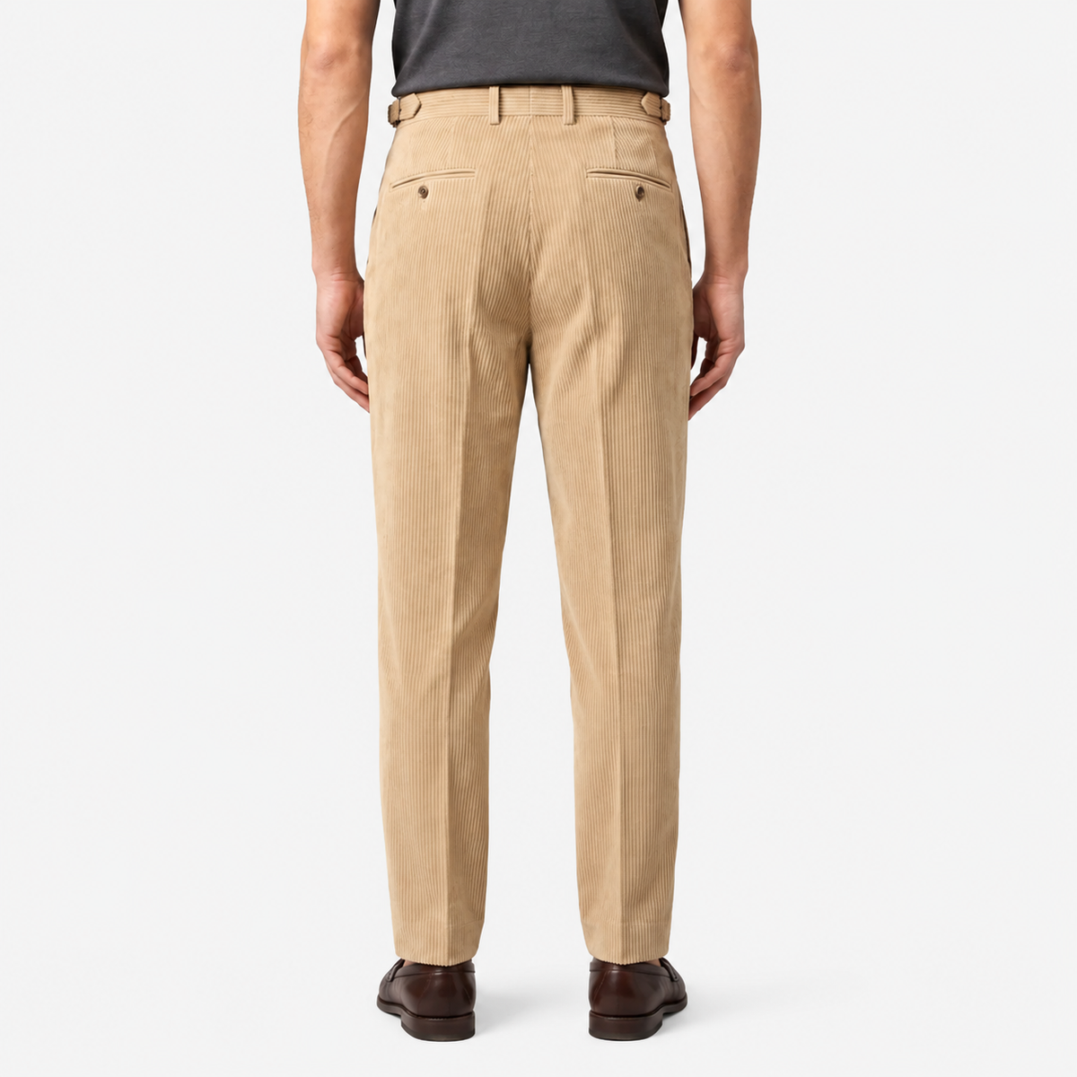 Men's corduroy trousers – The Cedric by Huna – product view 4