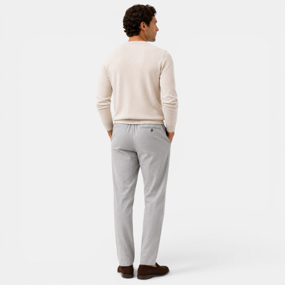 Men's drawstring trousers – The Felix by Huna – product view 11