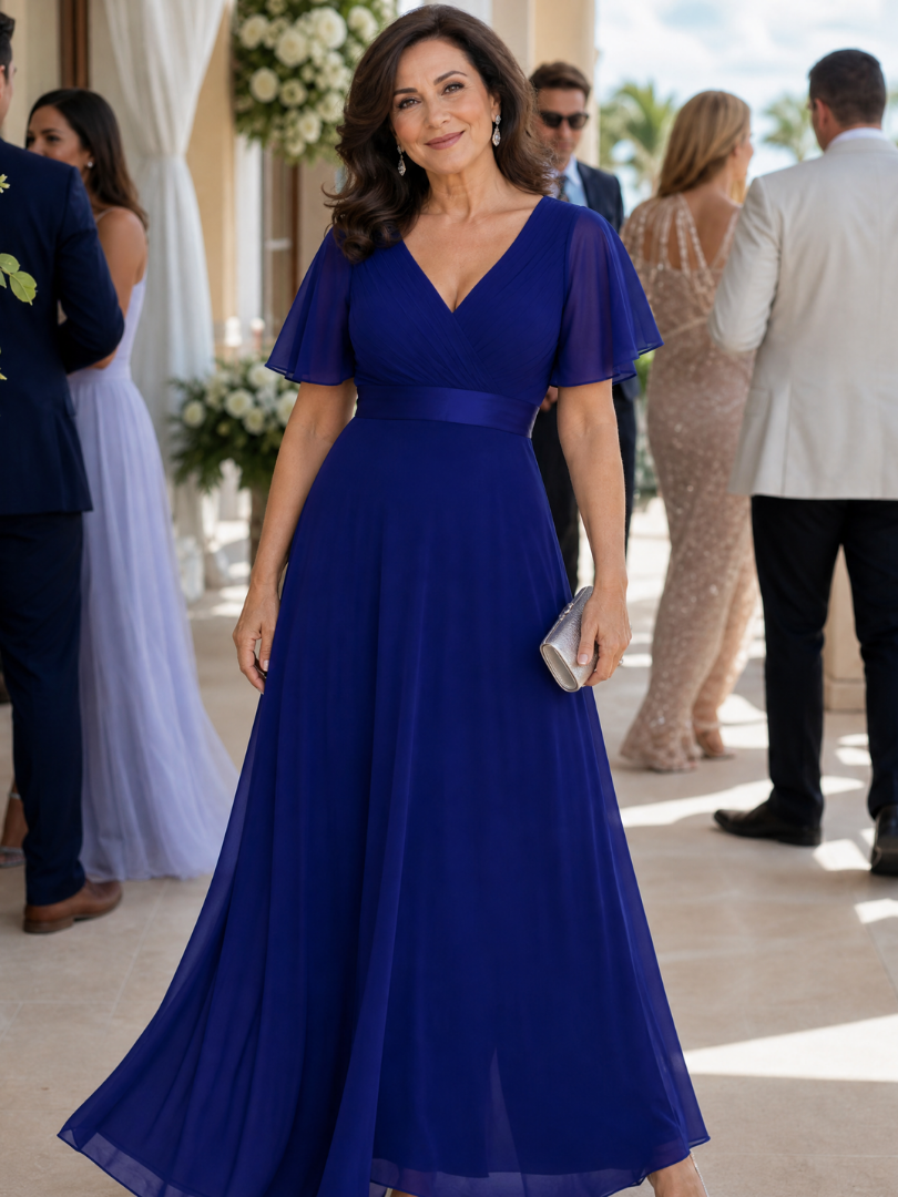 The Mige – Women's Wedding Guest Maxi Dress | Huna