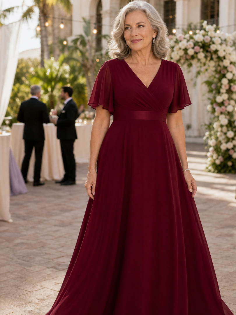 The Mige – Women's Wedding Guest Maxi Dress | Huna