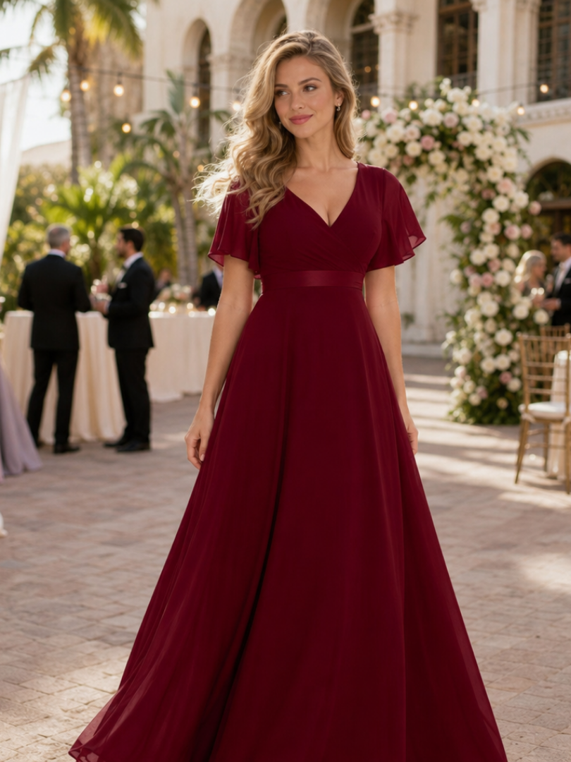 The Mige – Women's Wedding Guest Maxi Dress | Huna