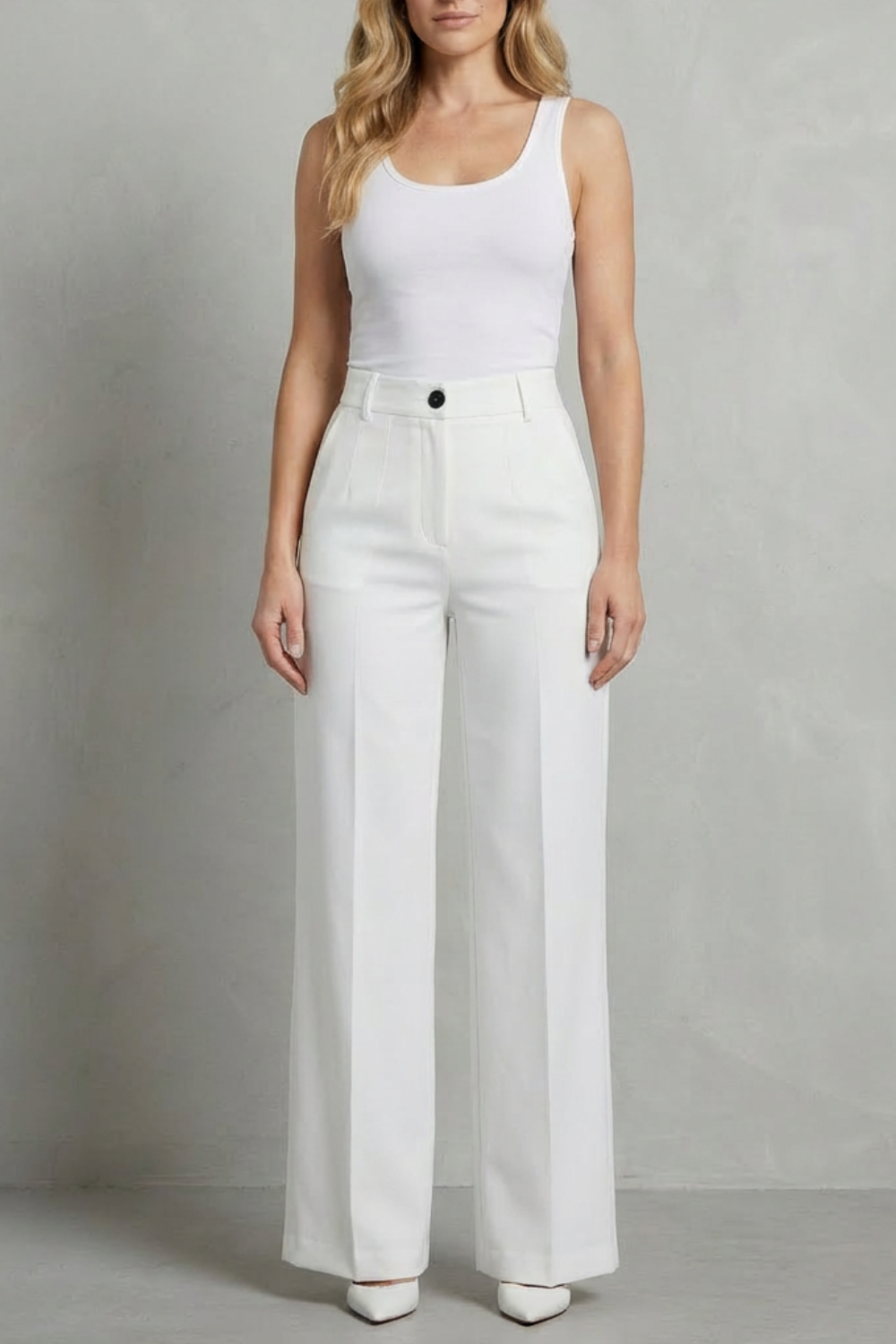 Women's straight leg trousers – The Seraphinae by Huna – view 1