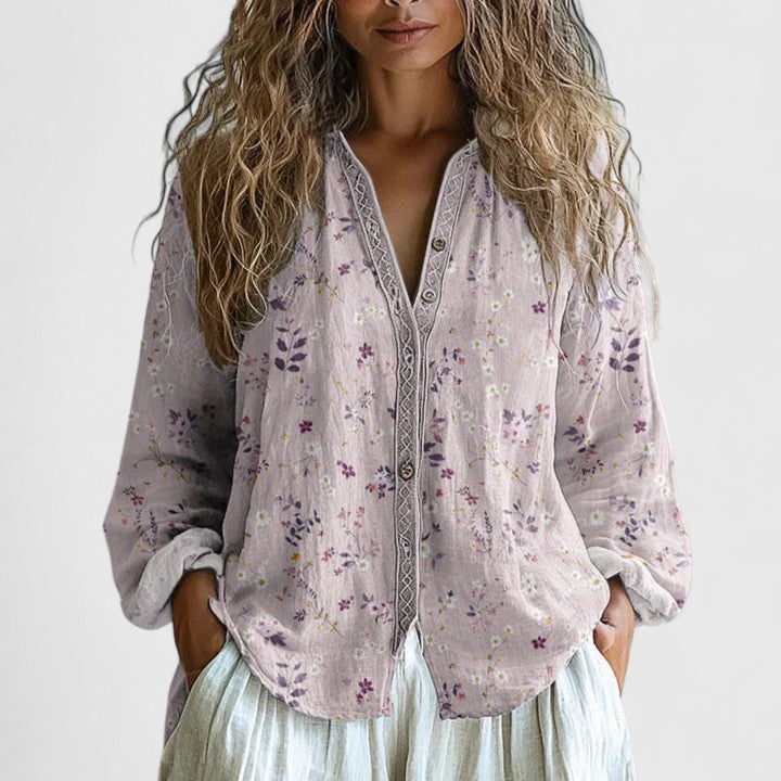 Women's Comfortable Blouse – Lightweight Summer Top | The Mykayla | Huna