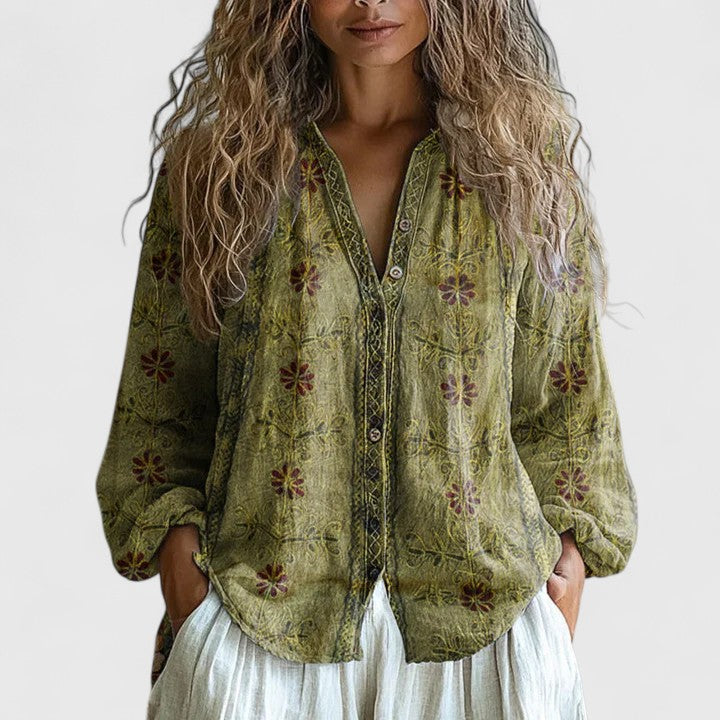 Women's Comfortable Blouse – Lightweight Summer Top | The Mykayla | Huna