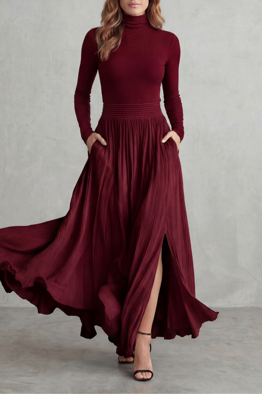 Women's turtleneck co-ord – The Zoravelle by Huna – view 7