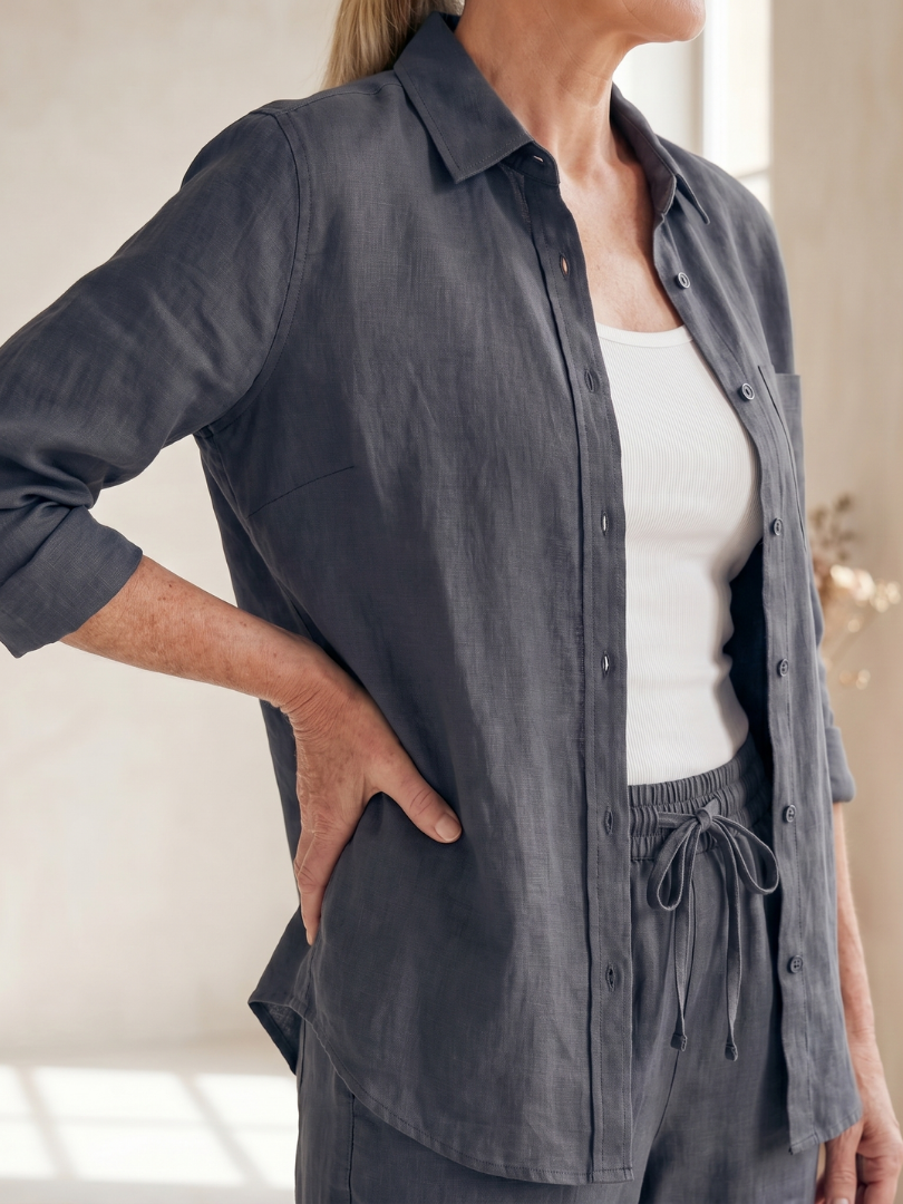 Women's Shirt & Trouser Set – Tapered Co-ord | The Noor | Huna