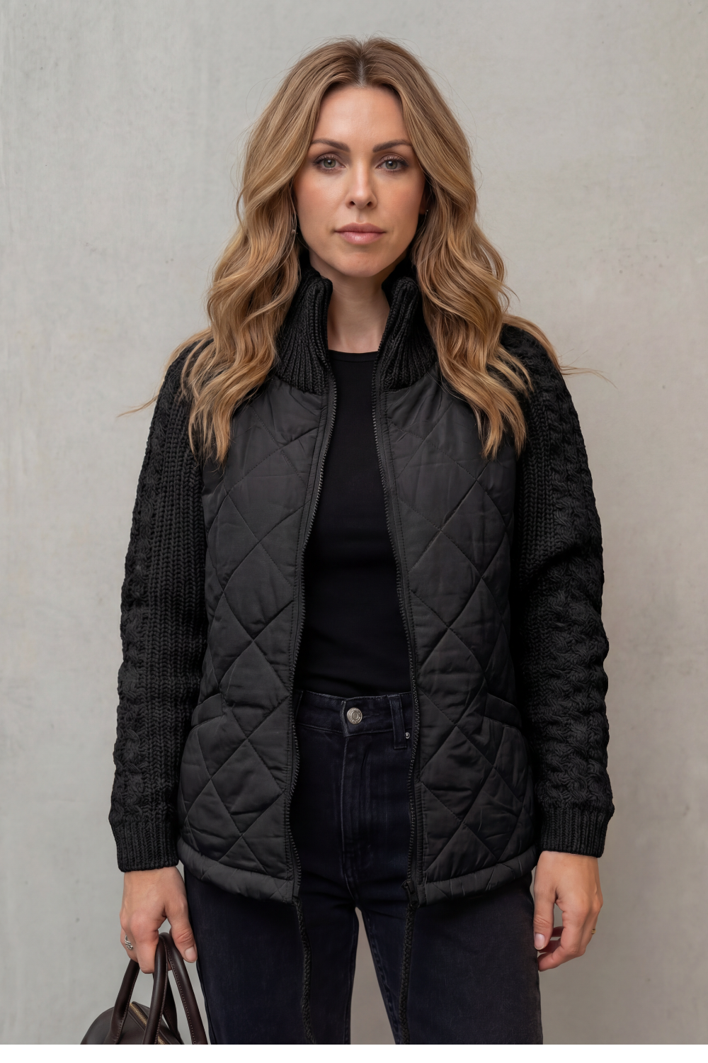 Women's Quilted Puffer Jacket – The Cressida-Rose, view 9