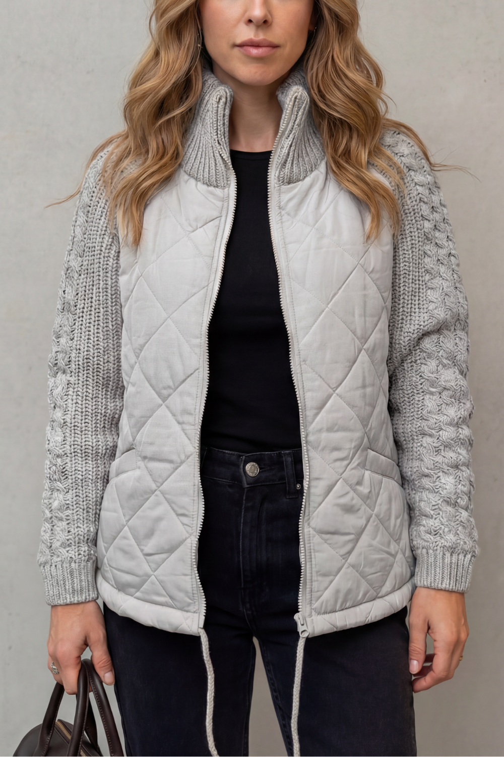 Women's Quilted Puffer Jacket – The Cressida-Rose, view 6