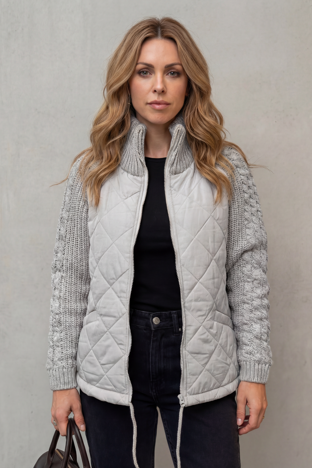 Women's Quilted Puffer Jacket – The Cressida-Rose, view 10