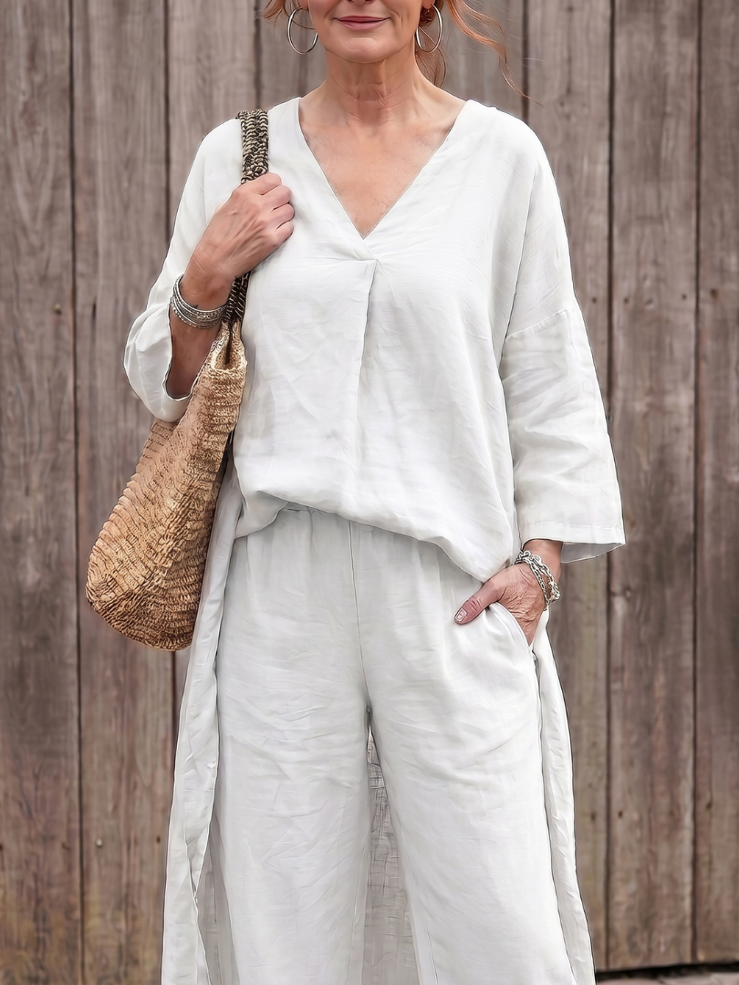 Women's Tunic & Trouser Set – Loose Co-ord | The Onyx | Huna