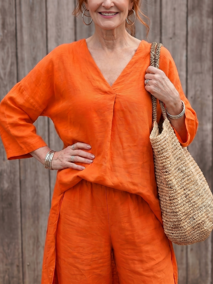 Women's Tunic & Trouser Set – Loose Co-ord | The Onyx | Huna