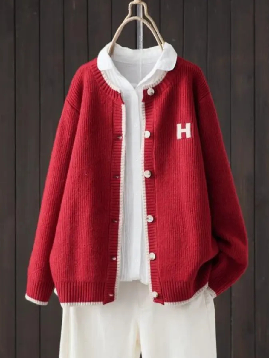 Women's Oversized Cardigan UK – Black Soft Knit | The Helene | Huna