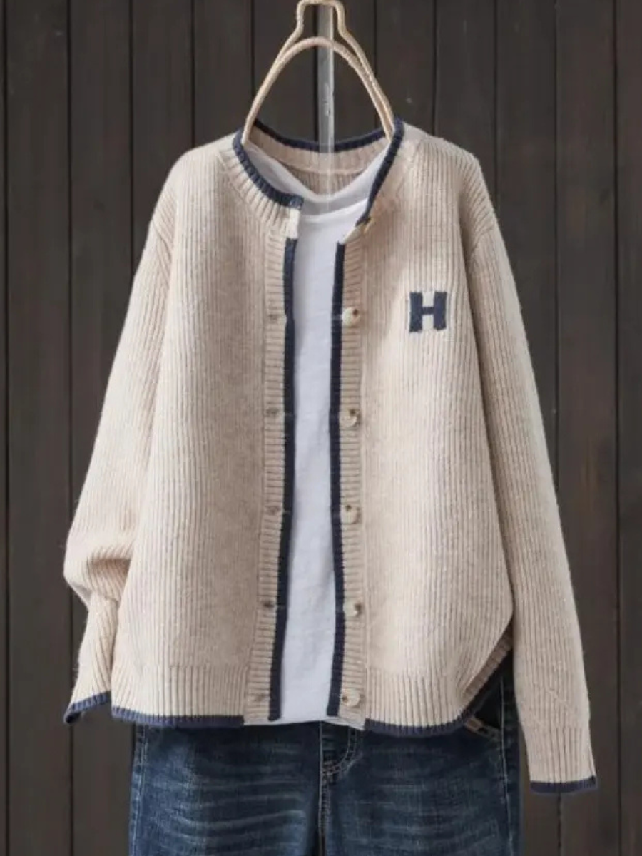 Women's Oversized Cardigan UK – Black Soft Knit | The Helene | Huna