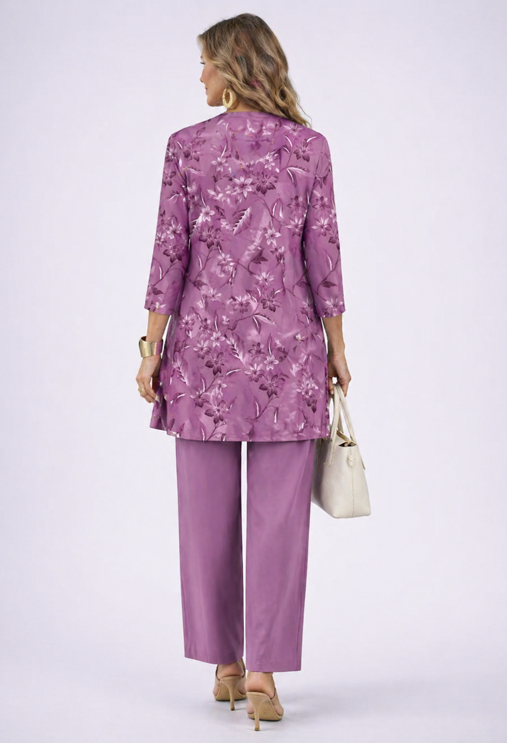 Women's 3 Piece Set UK – Rich Purple | The Pauline | Huna