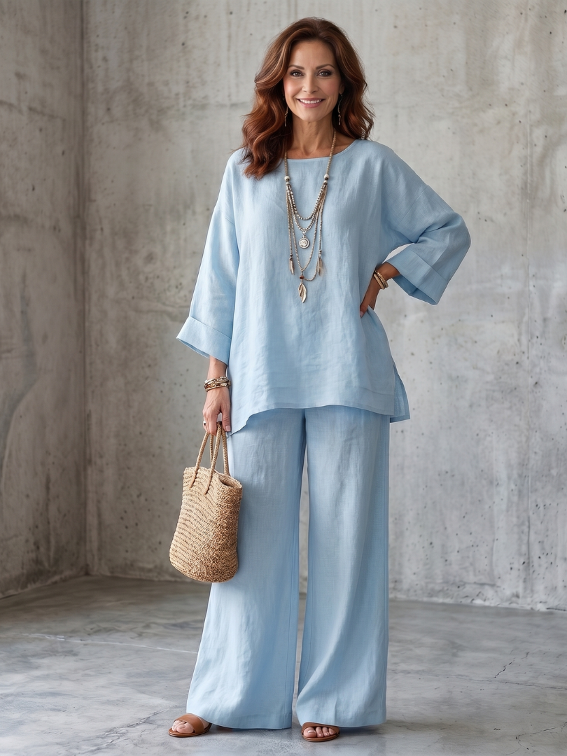 Women's Tunic & Trouser Set – Oversized Co-ord | The Prue | Huna