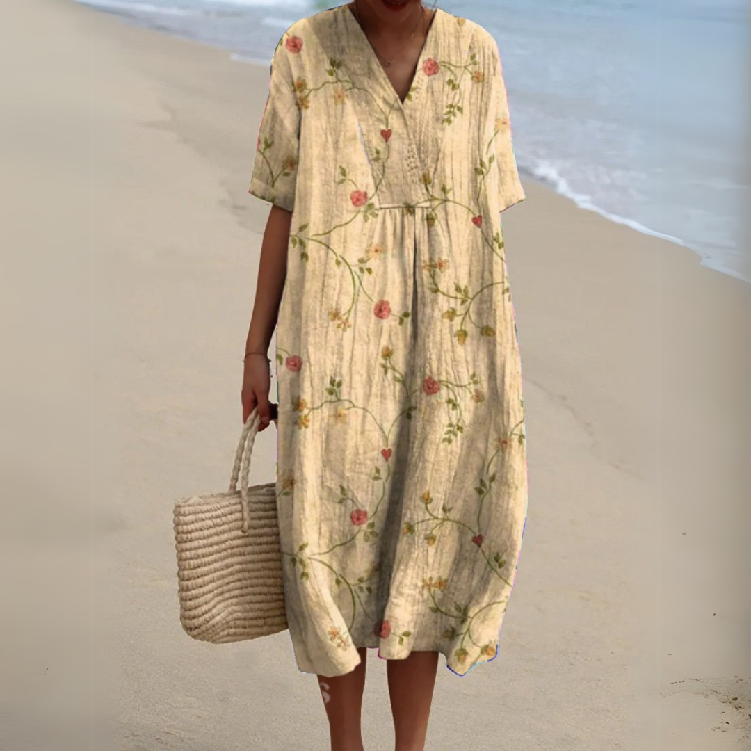 The Orla – Elegant Floral Day Dress