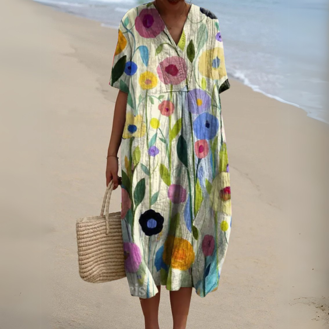 The Orla – Elegant Floral Day Dress