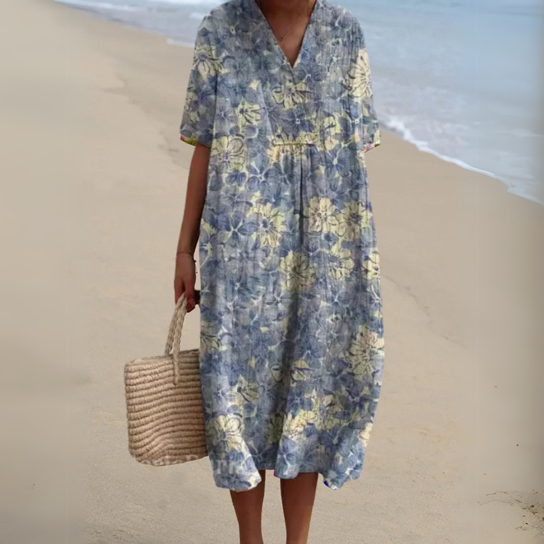 The Orla – Elegant Floral Day Dress
