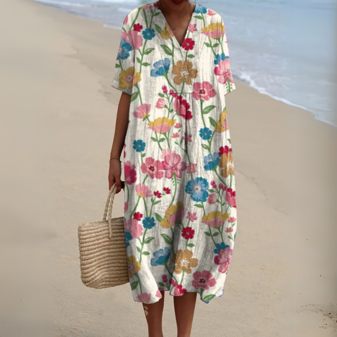 The Orla – Women's Floral Day Dress – Huna