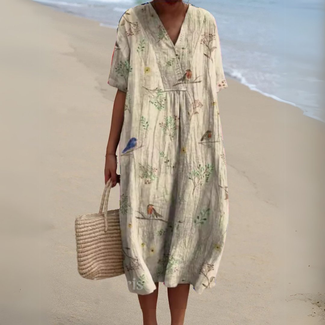 The Orla – Elegant Floral Day Dress