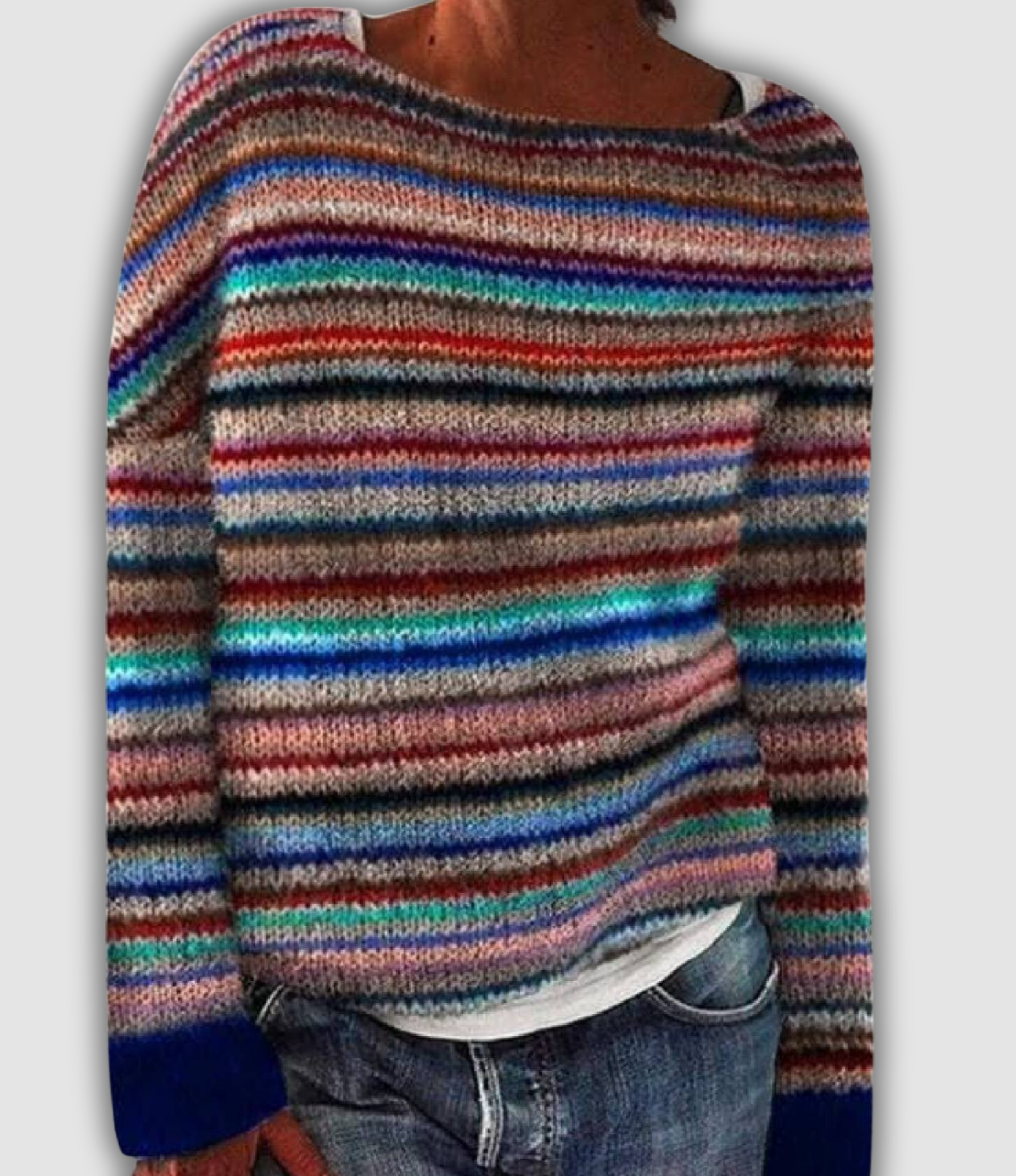 Women's Retro Sweater UK – Vintage-Inspired Soft Knit Casual | The Celestina | Huna