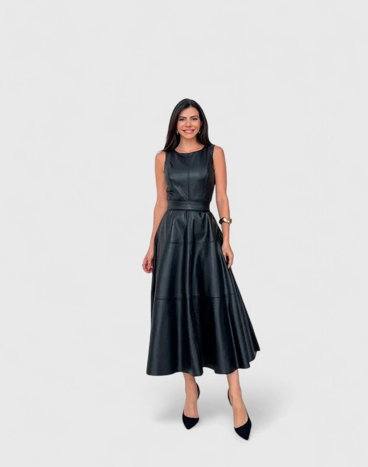 The Rylie – Women's Elegant Midi Dress | Huna