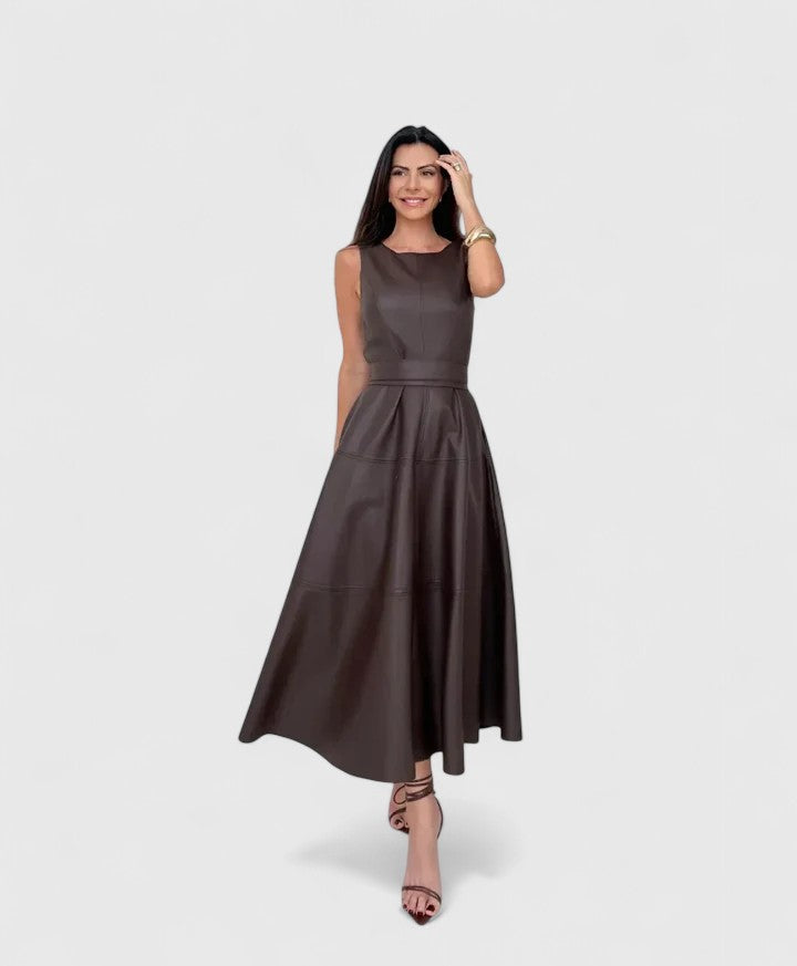 The Rylie – Women's Elegant Midi Dress | Huna