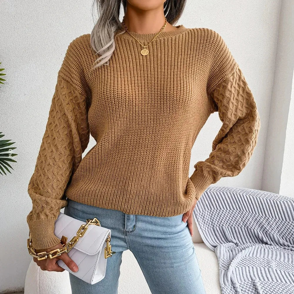 Women's Relaxed Knit Jumper UK – everyday loose fit, view 1