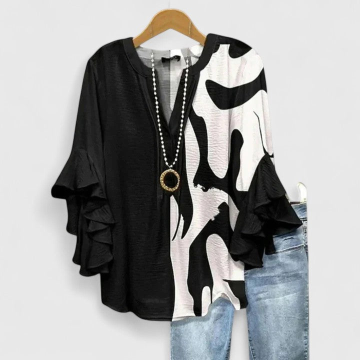Women's Comfortable Blouse – Lightweight Summer Top | The Saryphiah | Huna