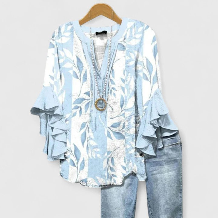 Women's Comfortable Blouse – Lightweight Summer Top | The Saryphiah | Huna