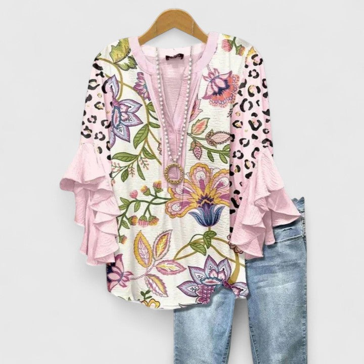 Women's Comfortable Blouse – Lightweight Summer Top | The Saryphiah | Huna