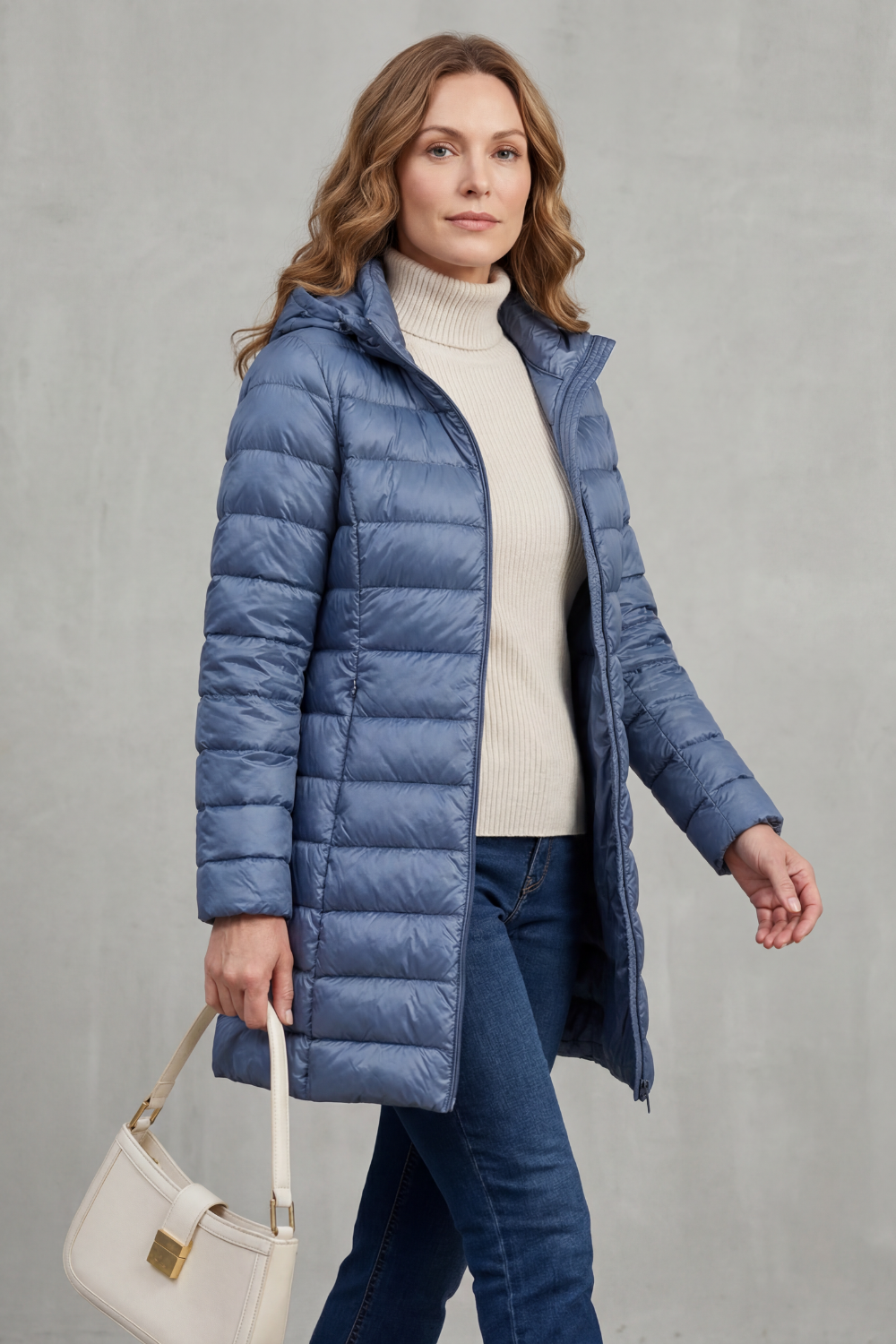 Women's Lightweight Down Jacket – The Jonquille, view 3