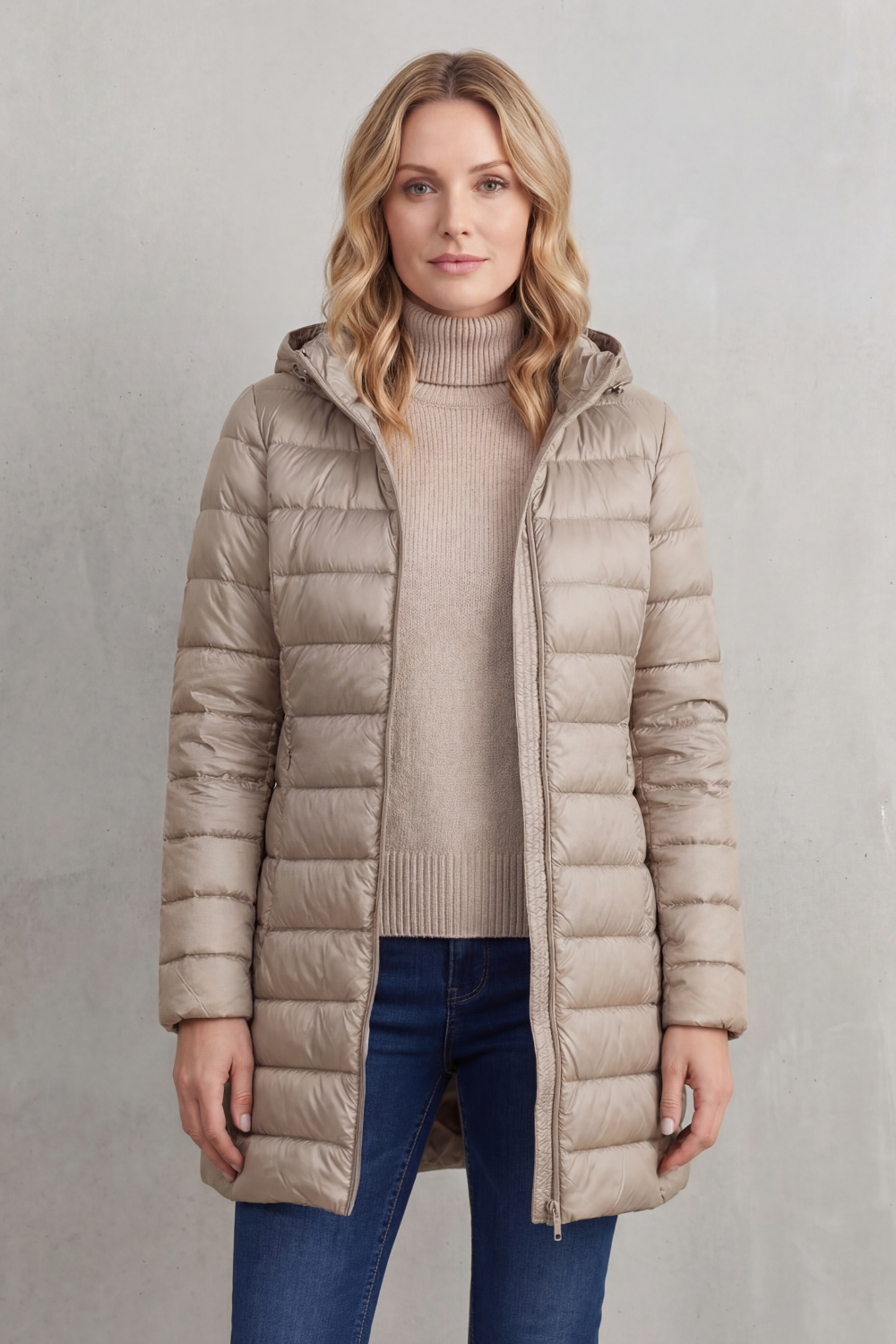 Women's Lightweight Down Jacket – The Jonquille, view 6