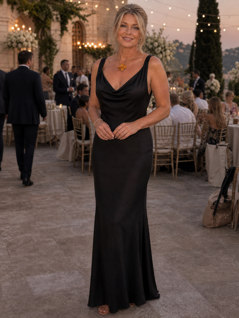 The Sigler – Women's Wedding Guest Maxi Dress | Huna