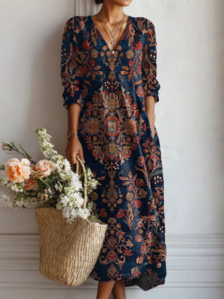 The Vivienne – Women's Statement Midi Dress – Huna